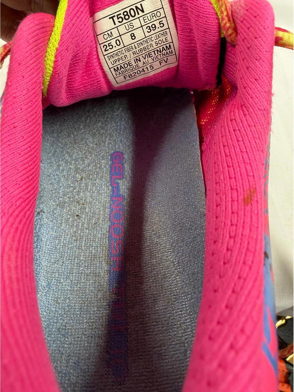 Asics Gel-Noosa Tri 10 Women’s 8 Multi Color Running Shoe Athletic Sneaker - Picture 3 of 7